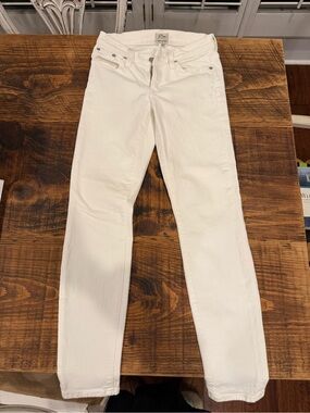 J. Crew White Toothpick Jeans